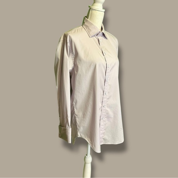 NWT Rag & Bone ‘Diana’ Cotton-Poplin Button-Down Shirt in “Lavender” Size Small - Picture 12 of 16